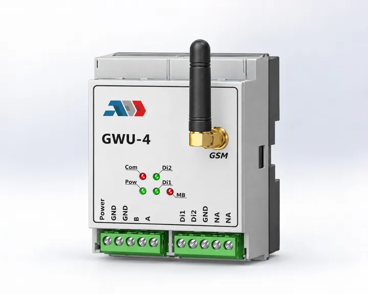 GWU-4 gateway, three-quarter view
