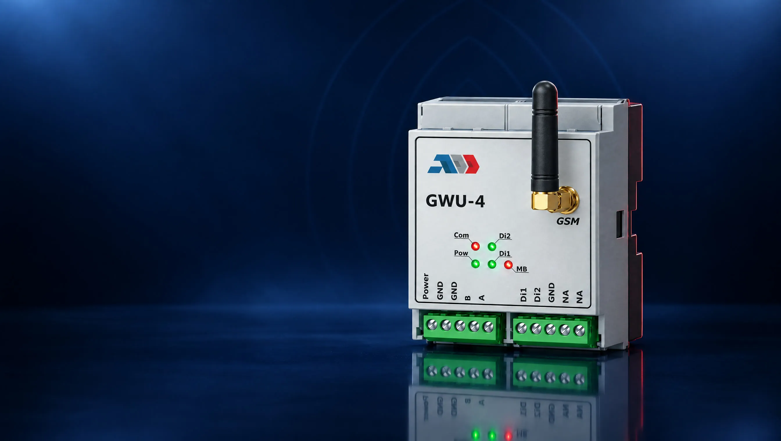 GWU-4 gateway, three-quarter view